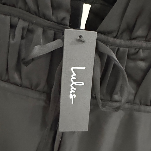 Lulus Elegant Black Satin Maxi Dress - Picture 8 of 9